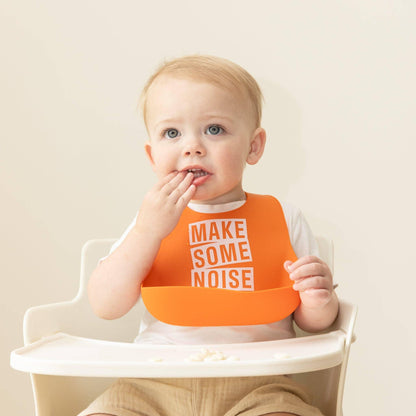 Make Some Noise- Silicone Wonder Bib - Summit and Nest