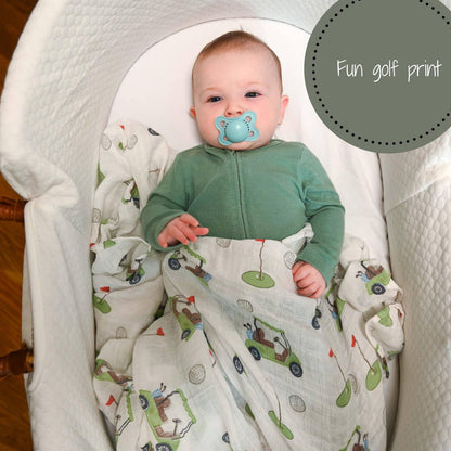 Golf A Round Swaddle Blanket - Summit and Nest