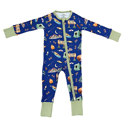 Great Smoky Mountains- Bamboo convertible footie- Zippy pajamas