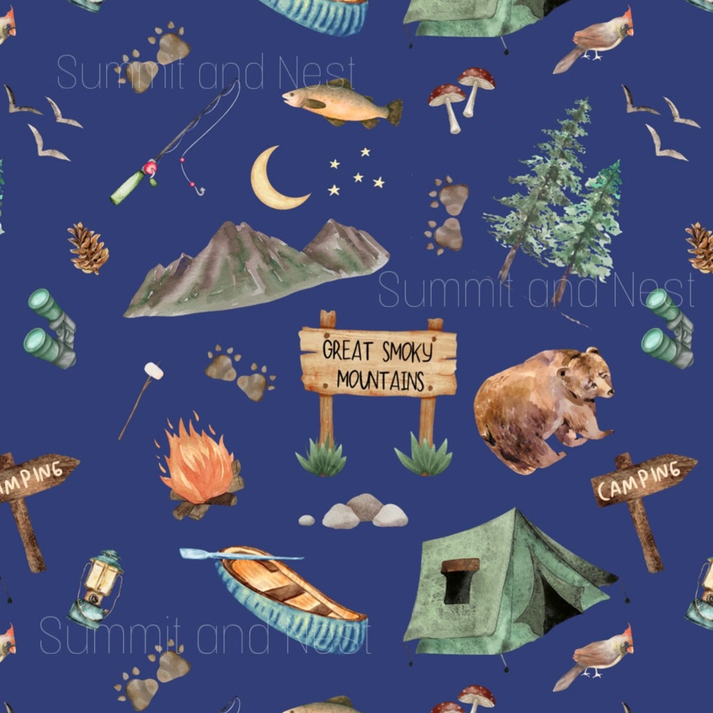 PREORDER- Great Smoky Mountains- Bamboo two piece pajama set- Toddler and big kid - Summit and Nest