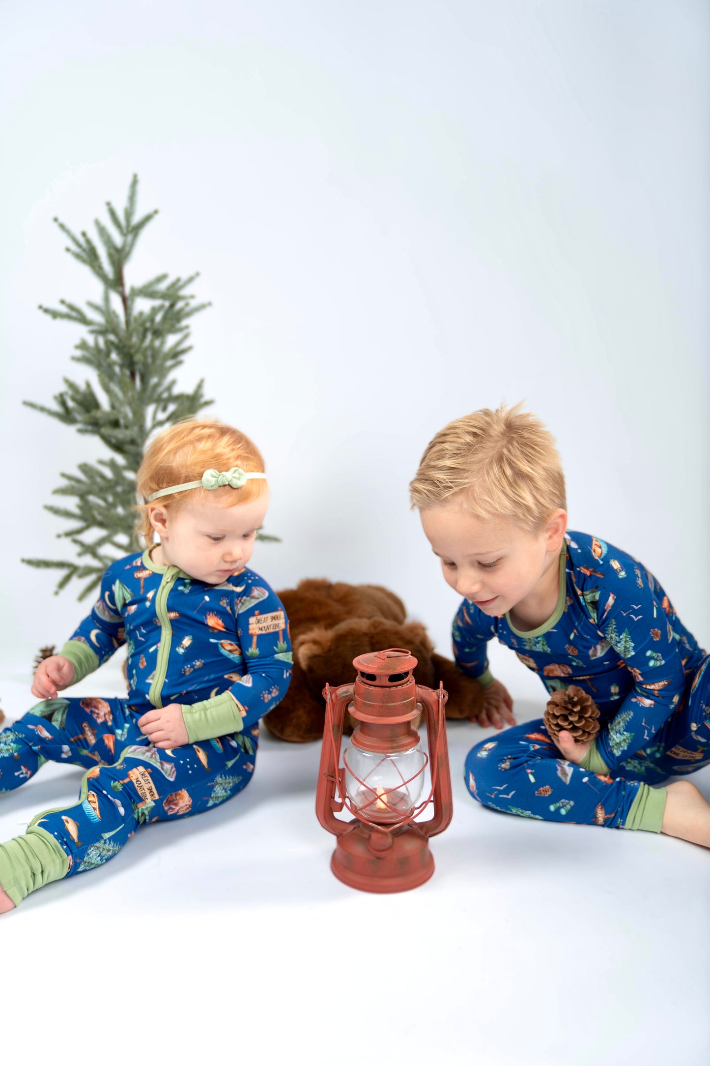 Great Smoky Mountains- Bamboo convertible footie- Zippy pajamas