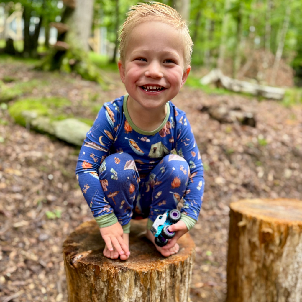 PREORDER- Great Smoky Mountains- Bamboo two piece pajama set- Toddler and big kid - Summit and Nest