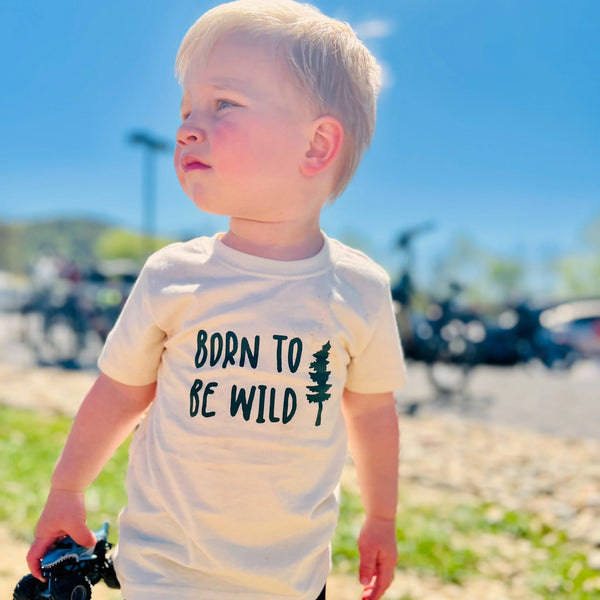 Born to be wild- Children's shirt and infant bodysuit - Summit and Nest