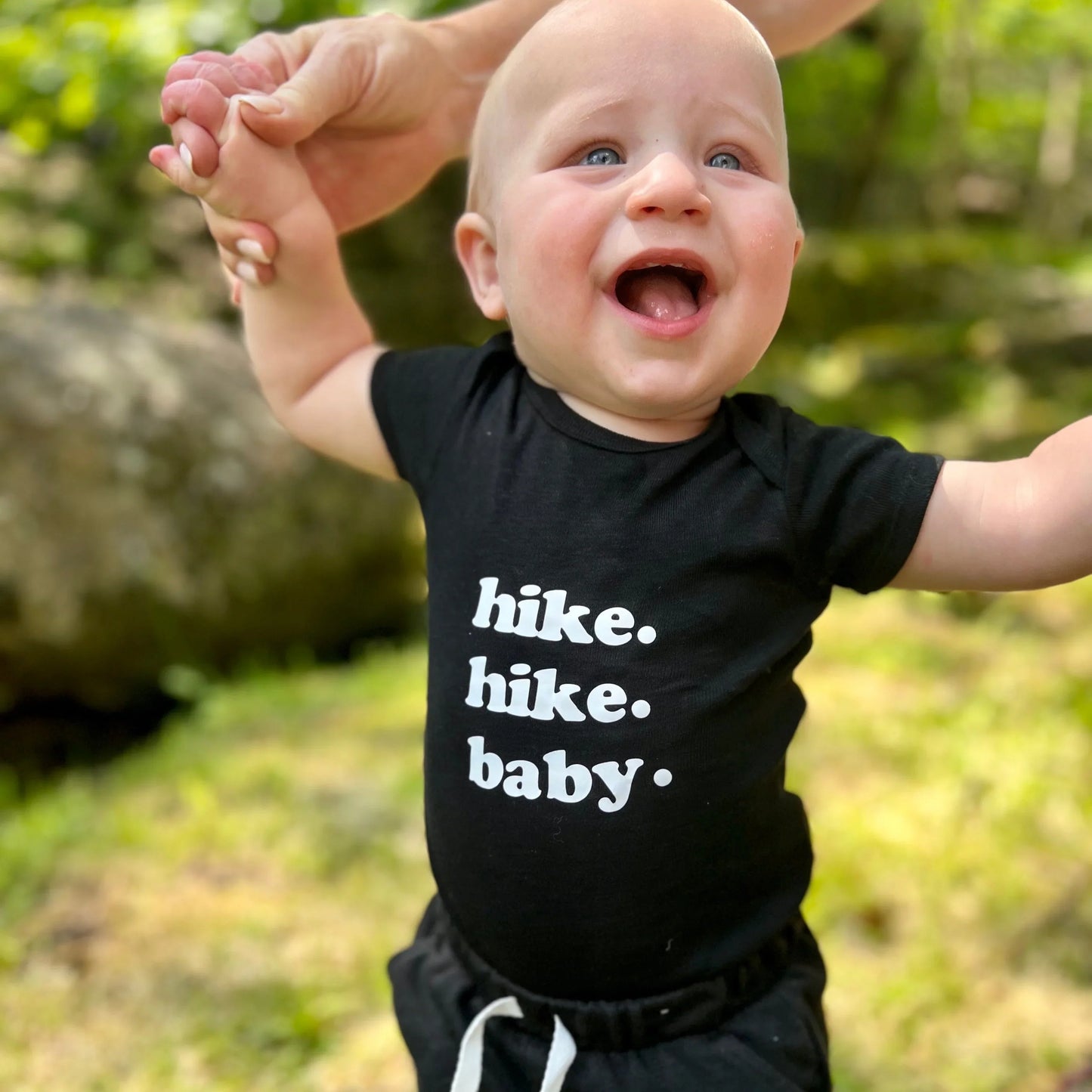 Hike. Hike. Baby.- Children's shirt and infant bodysuit - Summit and Nest