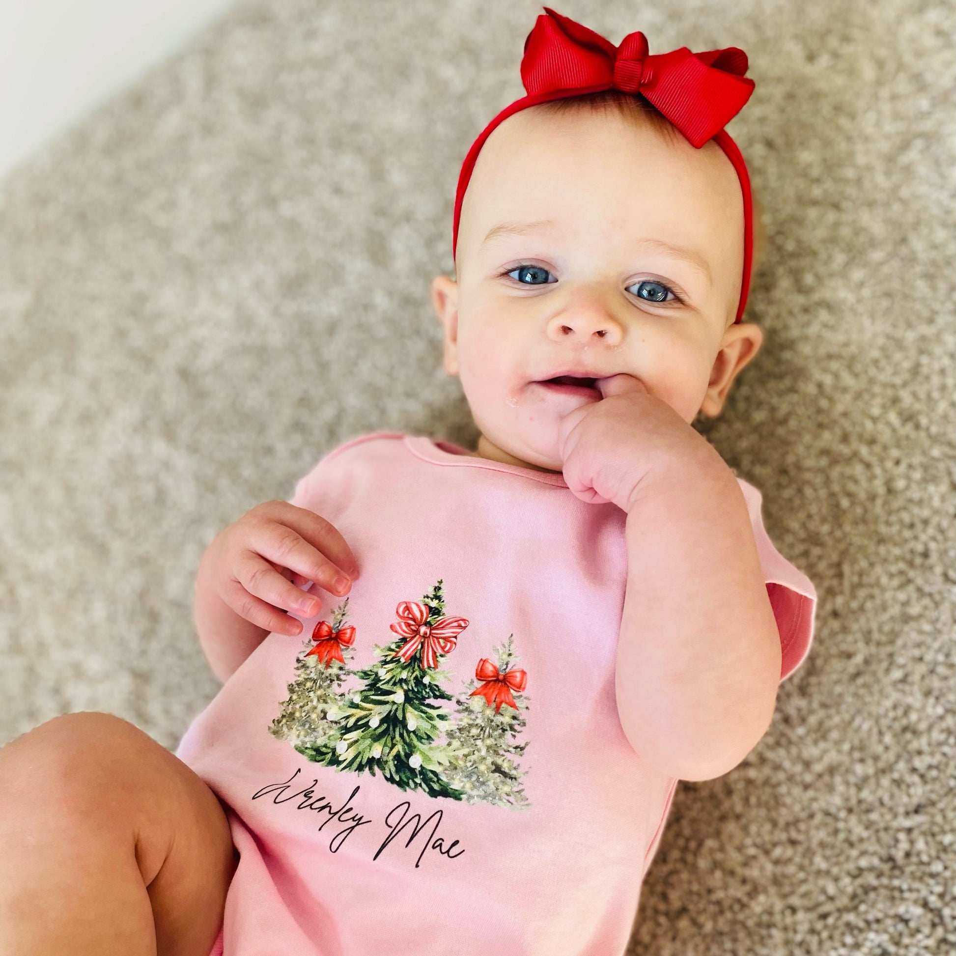 Bows on tree tops (customized)- Children's shirt and infant bodysuit - Summit and Nest