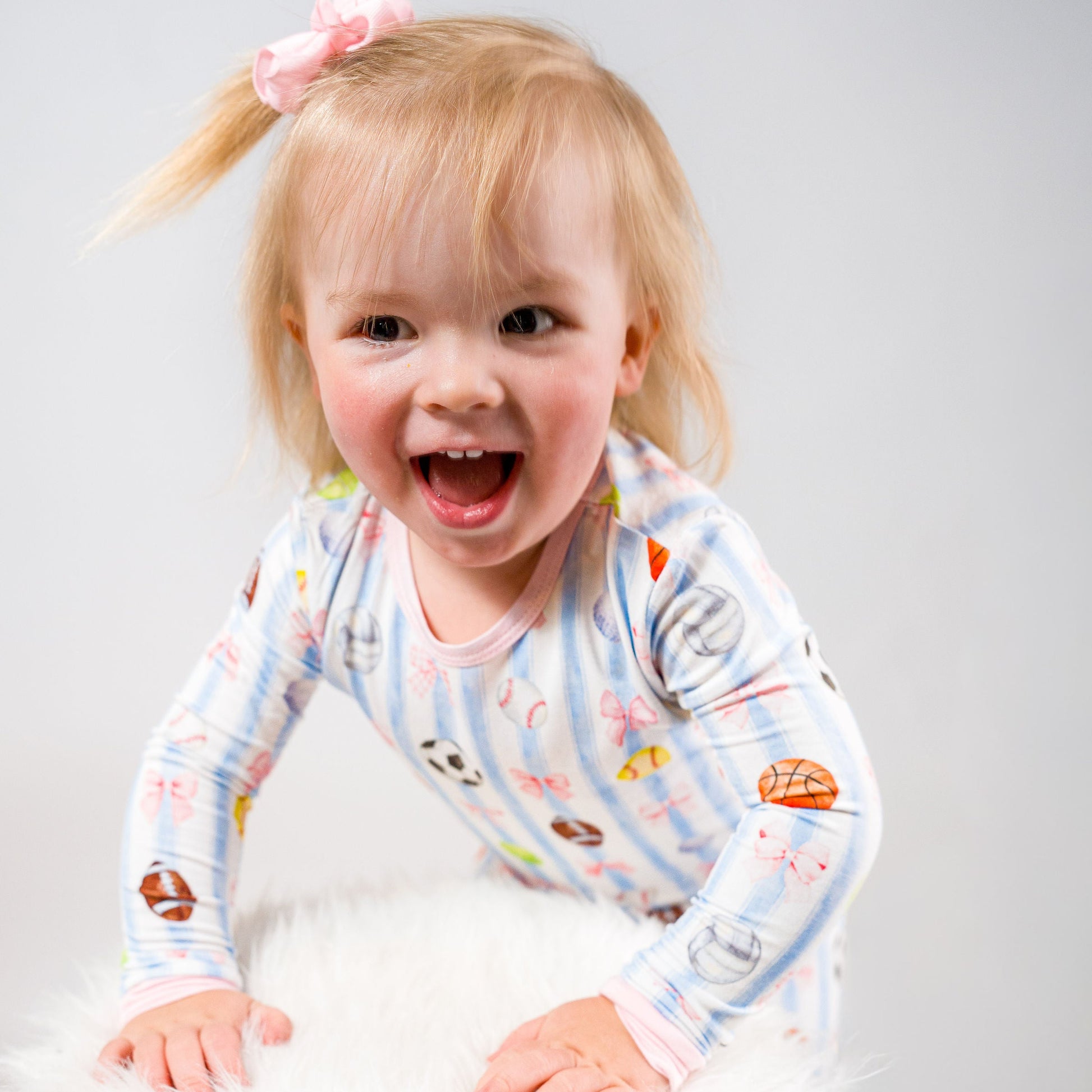 She's Got Game- Bamboo two piece pajama set- Toddler and big kid - Summit and Nest