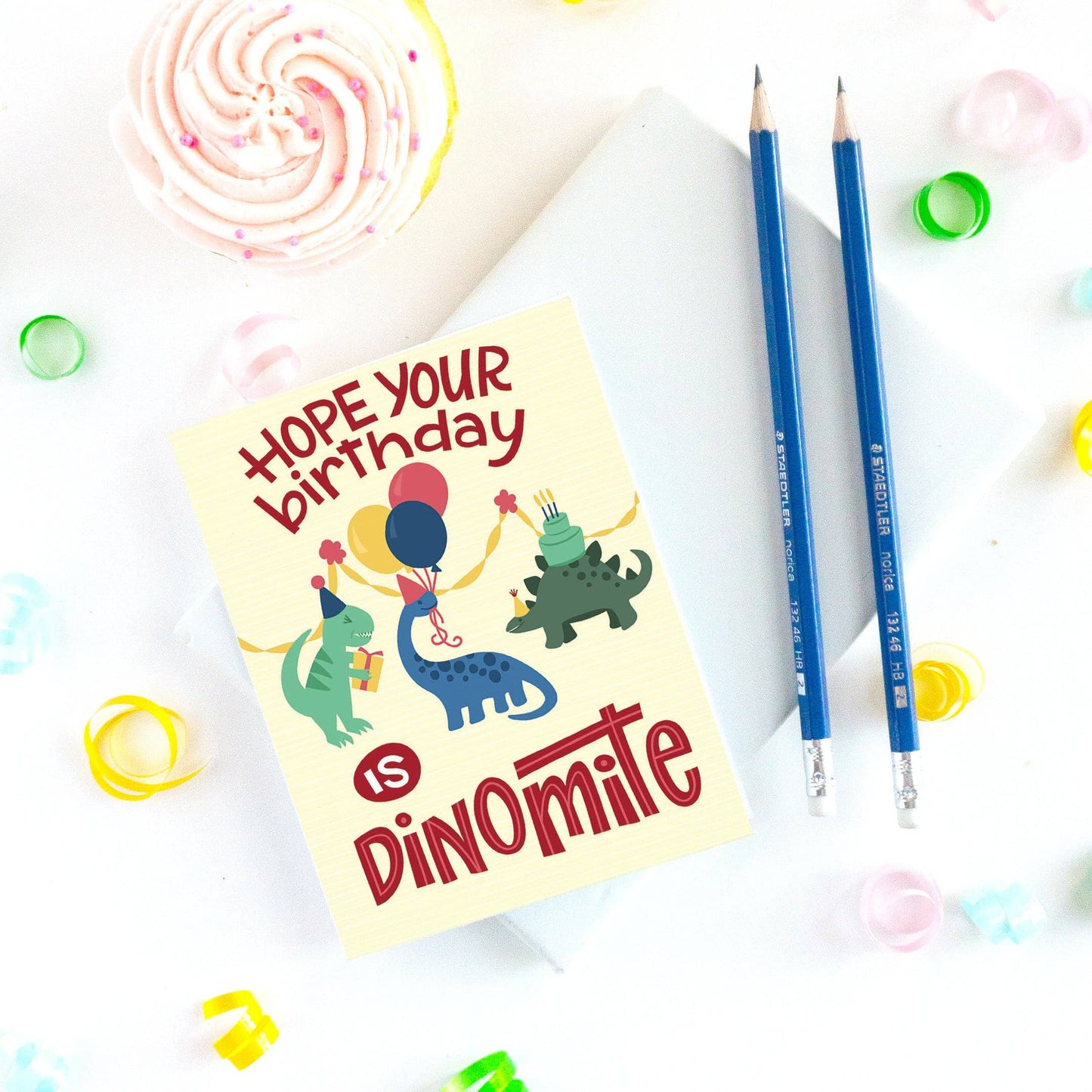 Dino-mite Children's Dinosaur Birthday Card - Summit and Nest