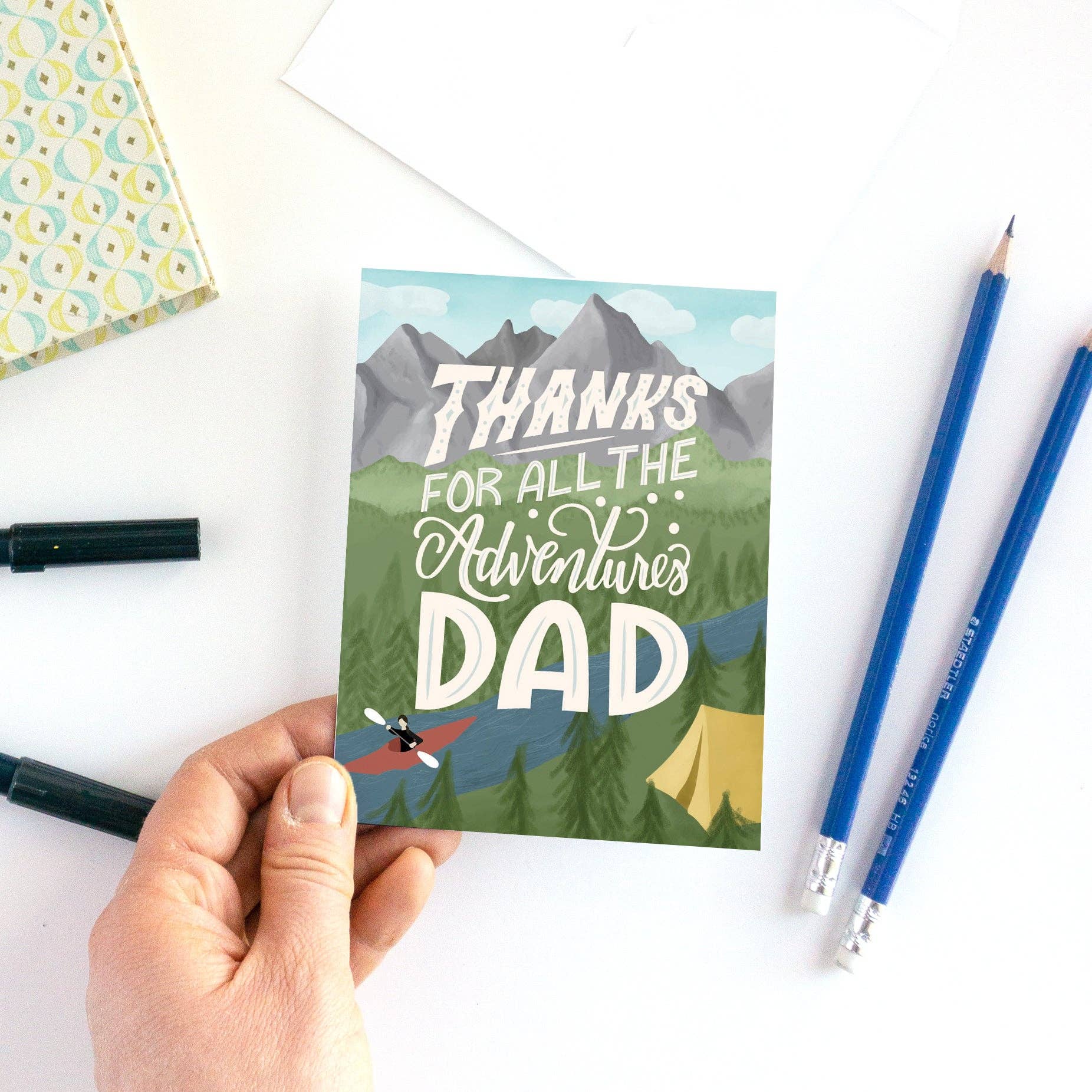 Thanks for all the Adventures Camping Father's Day Card - Summit and Nest