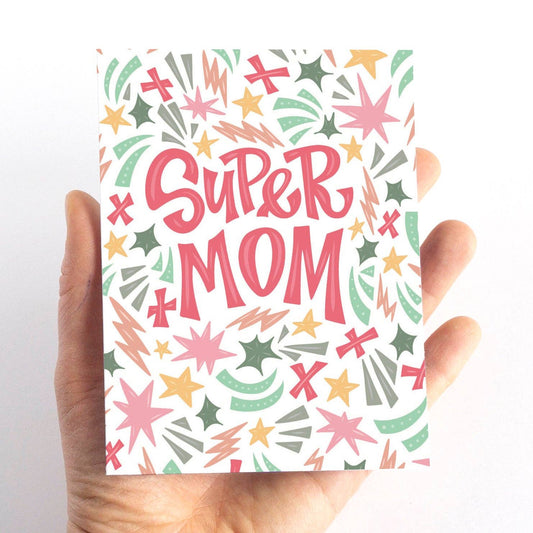 Super Mom Mother's Day Card - Summit and Nest