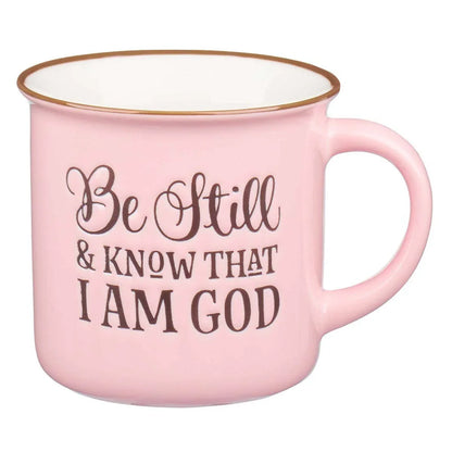 Be Still & Know Pink Camp Mug - Summit and Nest