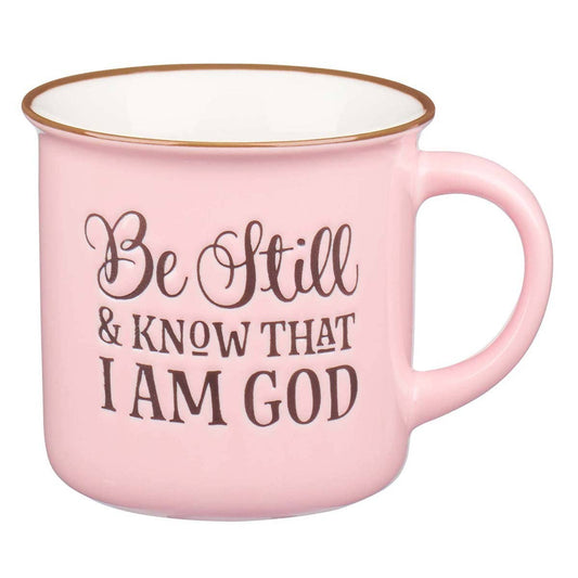 Be Still & Know Pink Camp Mug