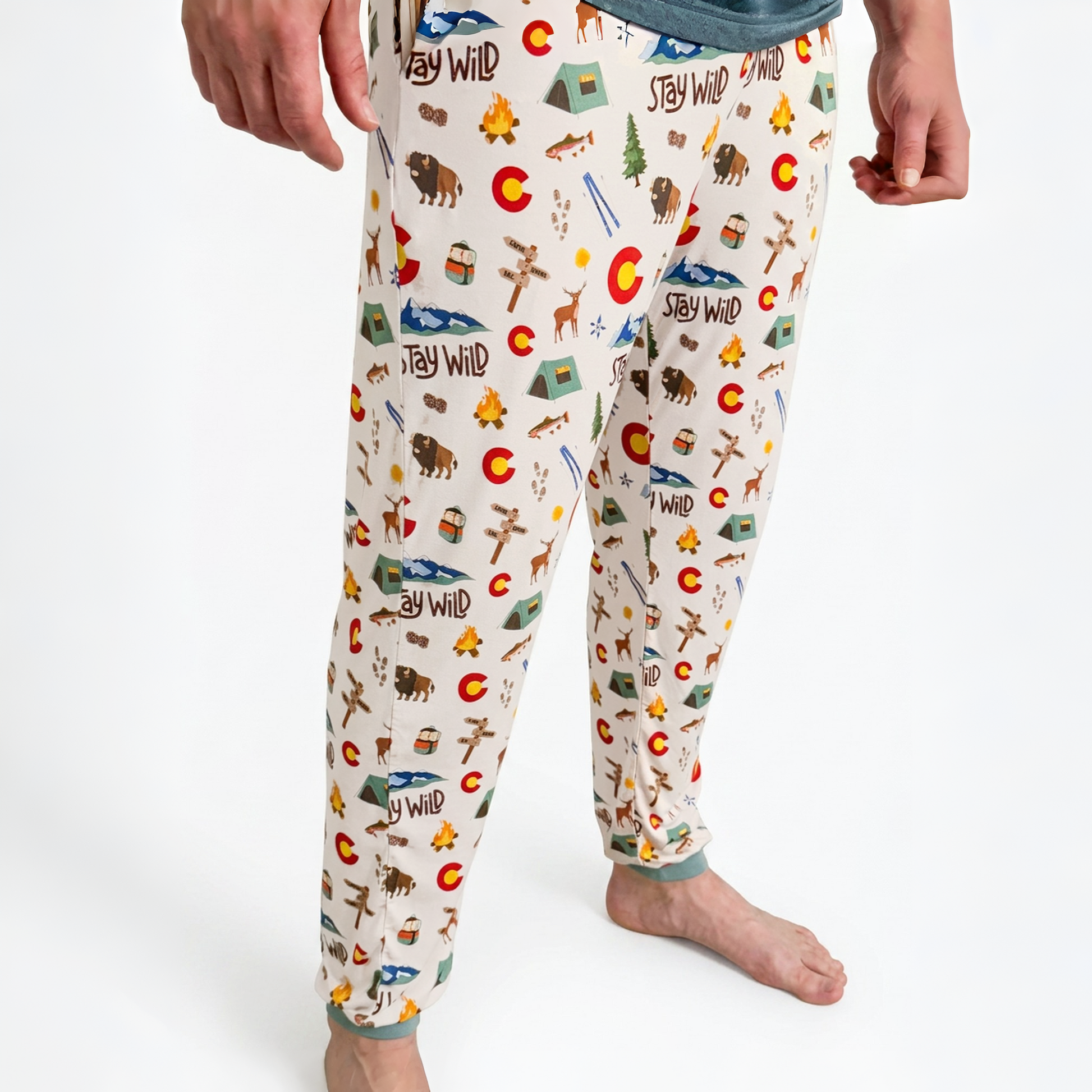 Wild Colorado- Bamboo adult pajamas - Summit and Nest