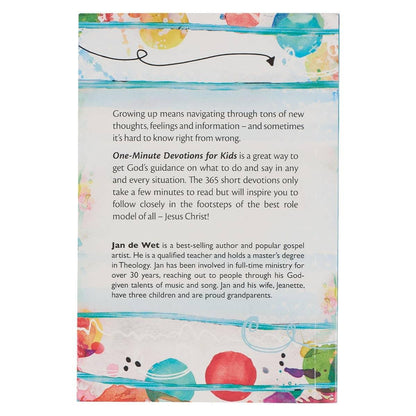 Back cover of a book with text and colorful design elements