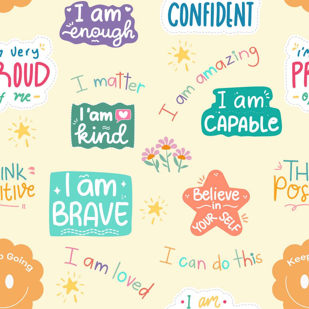 PREORDER- Affirmations- Bamboo convertible footie- Zippy pajamas - Summit and Nest