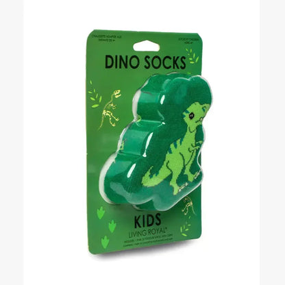 3D Packaged Kids Crew Socks- Dinosaur "Rawr" - Summit and Nest