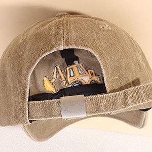 Construction embroidered baseball hat- Khaki - Summit and Nest