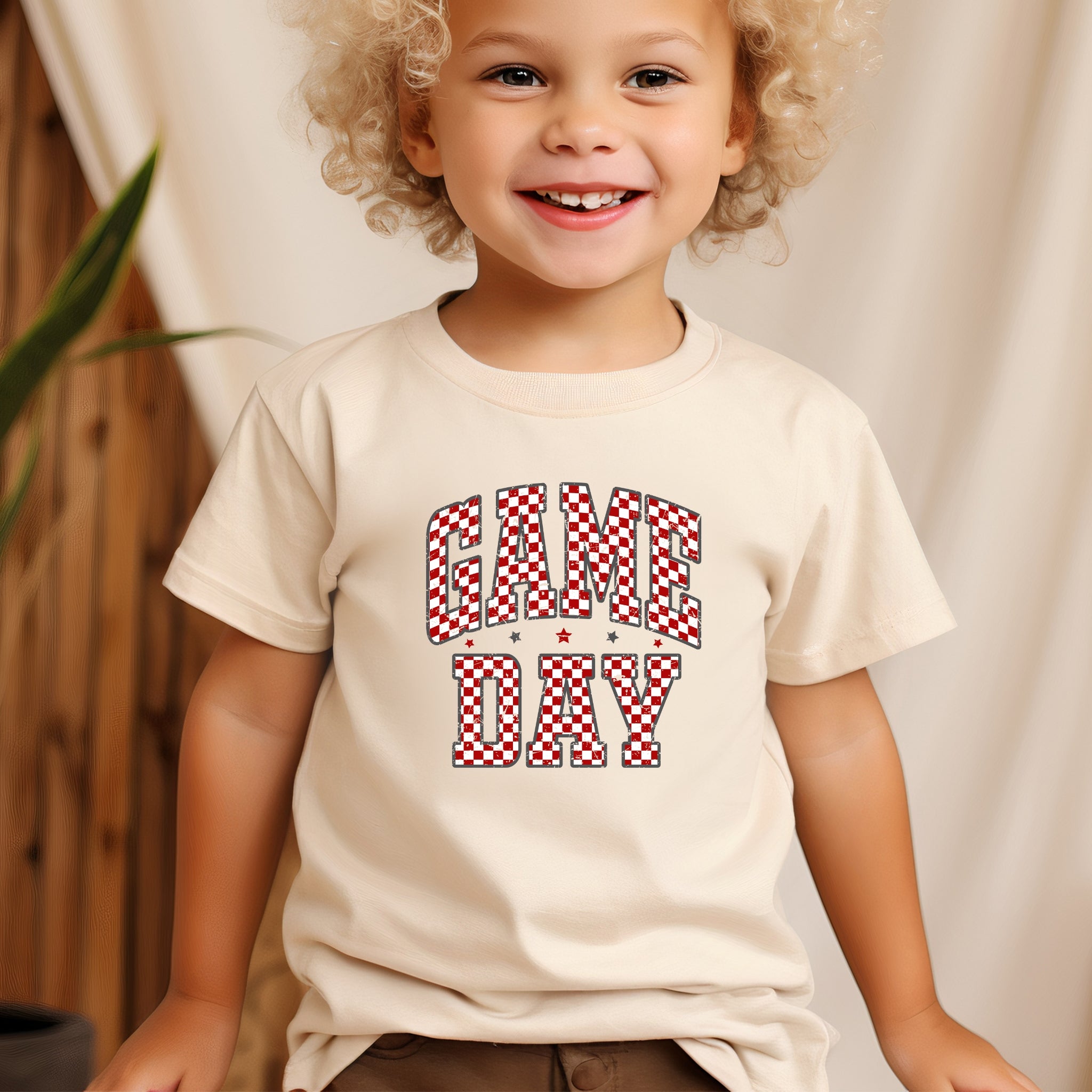 Vintage game day- Crimson- Children's shirt and infant bodysuit - Summit and Nest