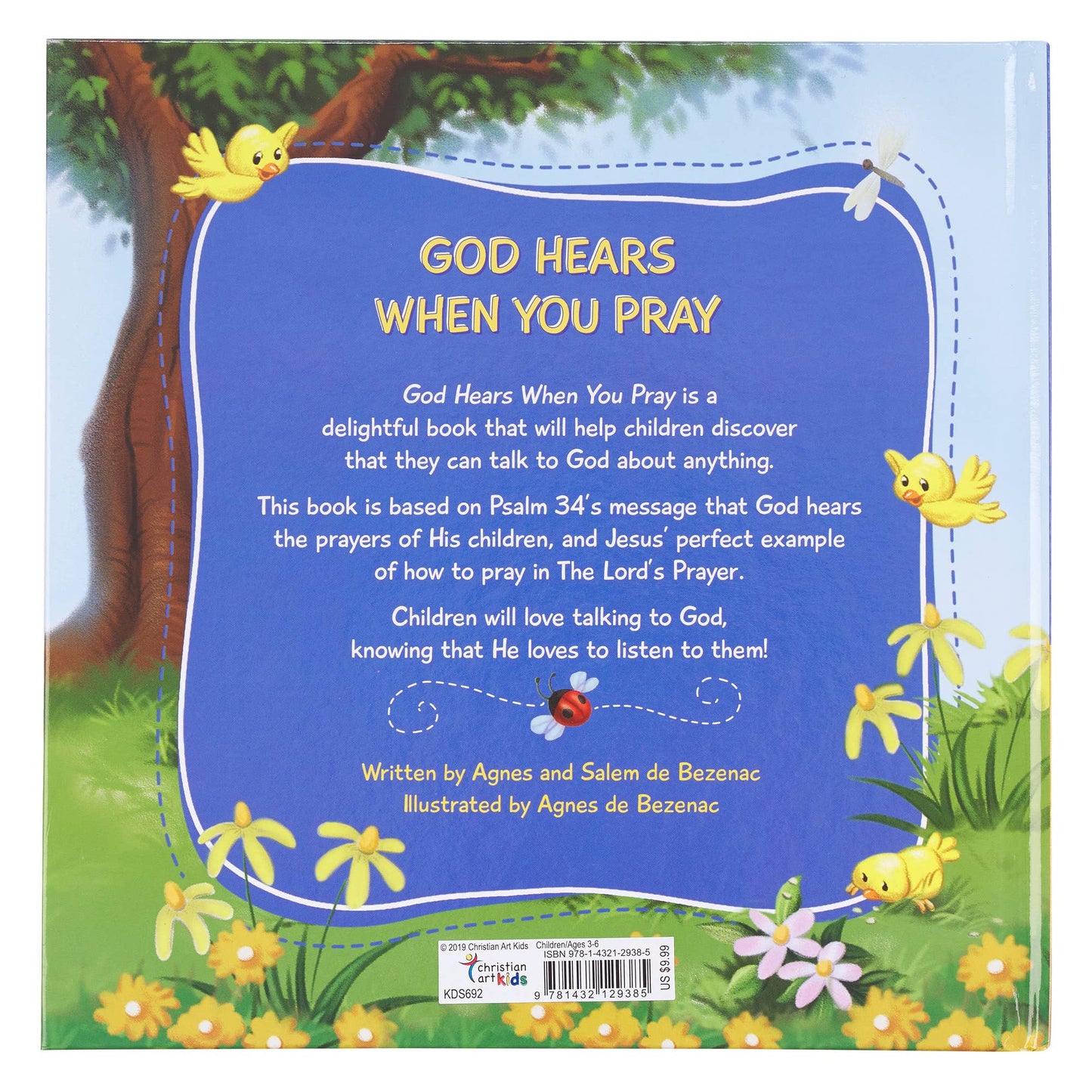 God Hears When You Pray- Hardcover Book