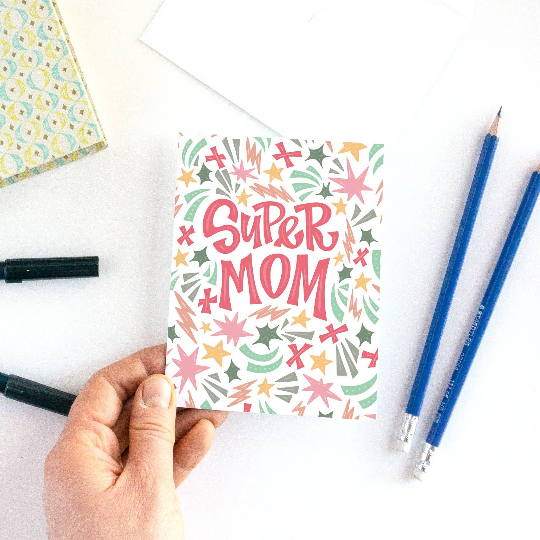 Super Mom Mother's Day Card - Summit and Nest