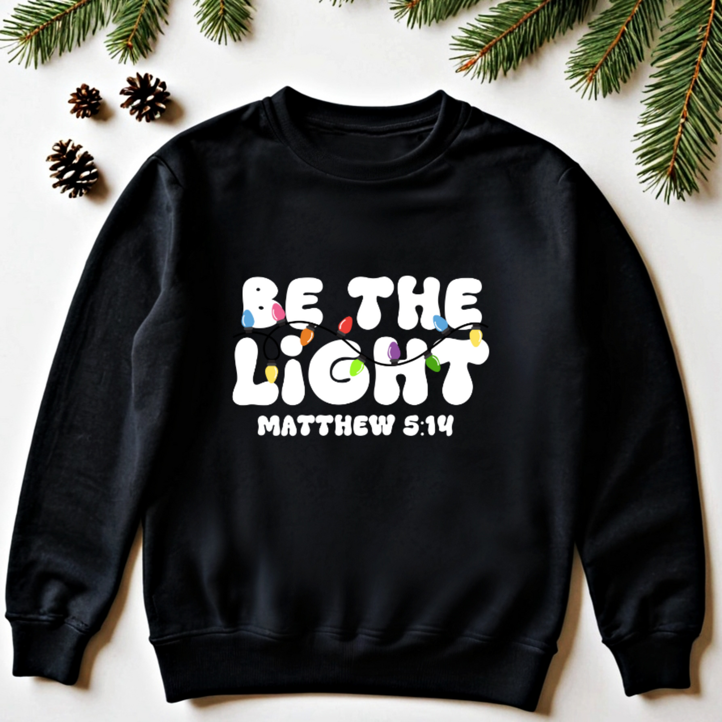 Be the light- Organic cotton infant and toddler sweatshirt - Summit and Nest