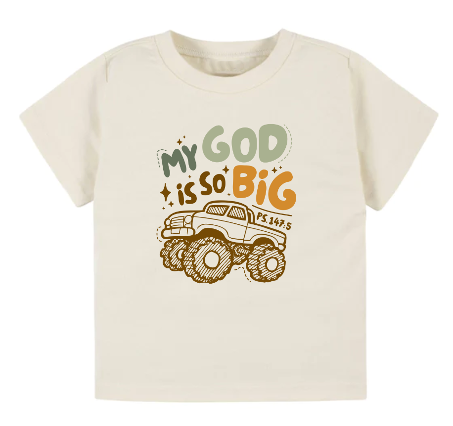 My God is so big- Short sleeve tee and infant bodysuit - Summit and Nest