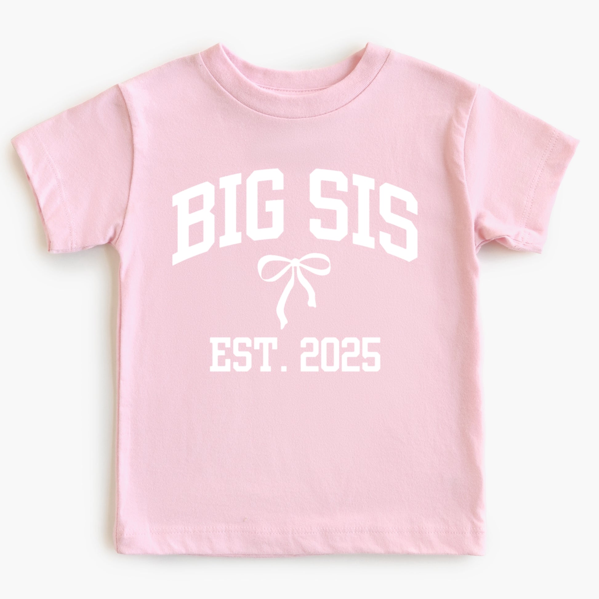 Big and Lil Sis- Customized- Girl's tee and infant bodysuit - Summit and Nest