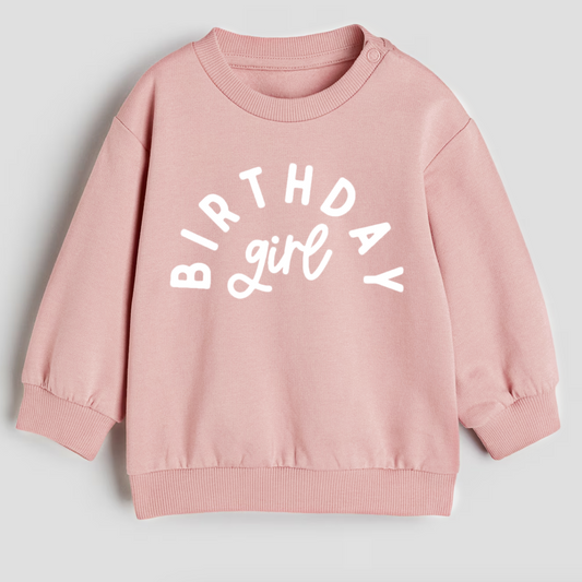 Birthday girl- Children's sweatshirt - Summit and Nest