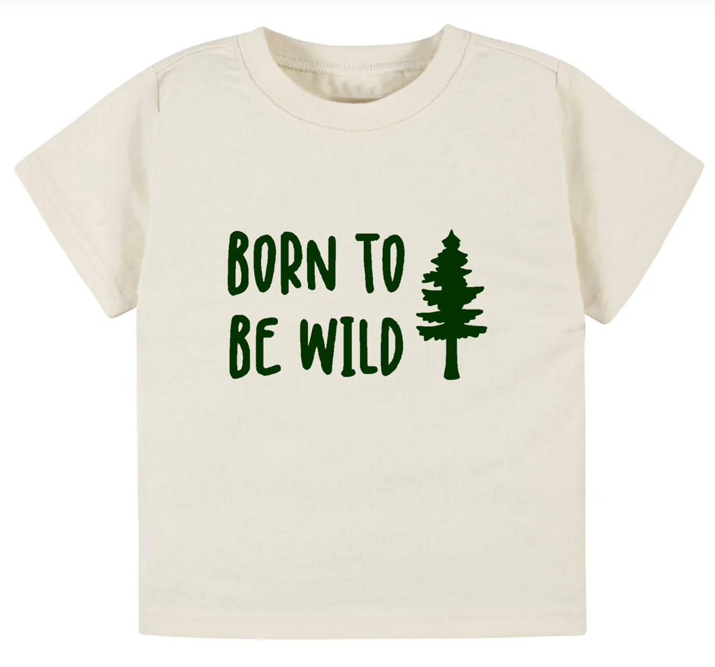 Born to be wild- Children's shirt and infant bodysuit - Summit and Nest