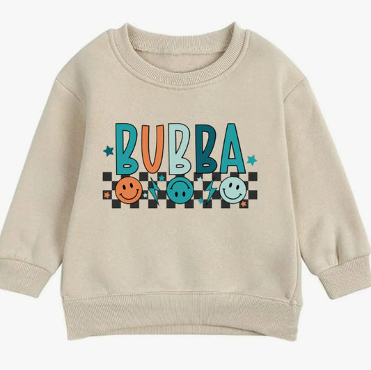 Happy bubba- Organic cotton infant and toddler sweatshirt - Summit and Nest