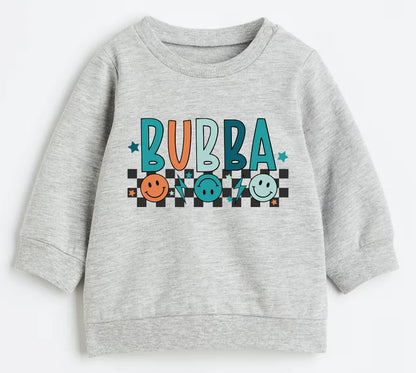 Happy bubba- Organic cotton infant and toddler sweatshirt - Summit and Nest