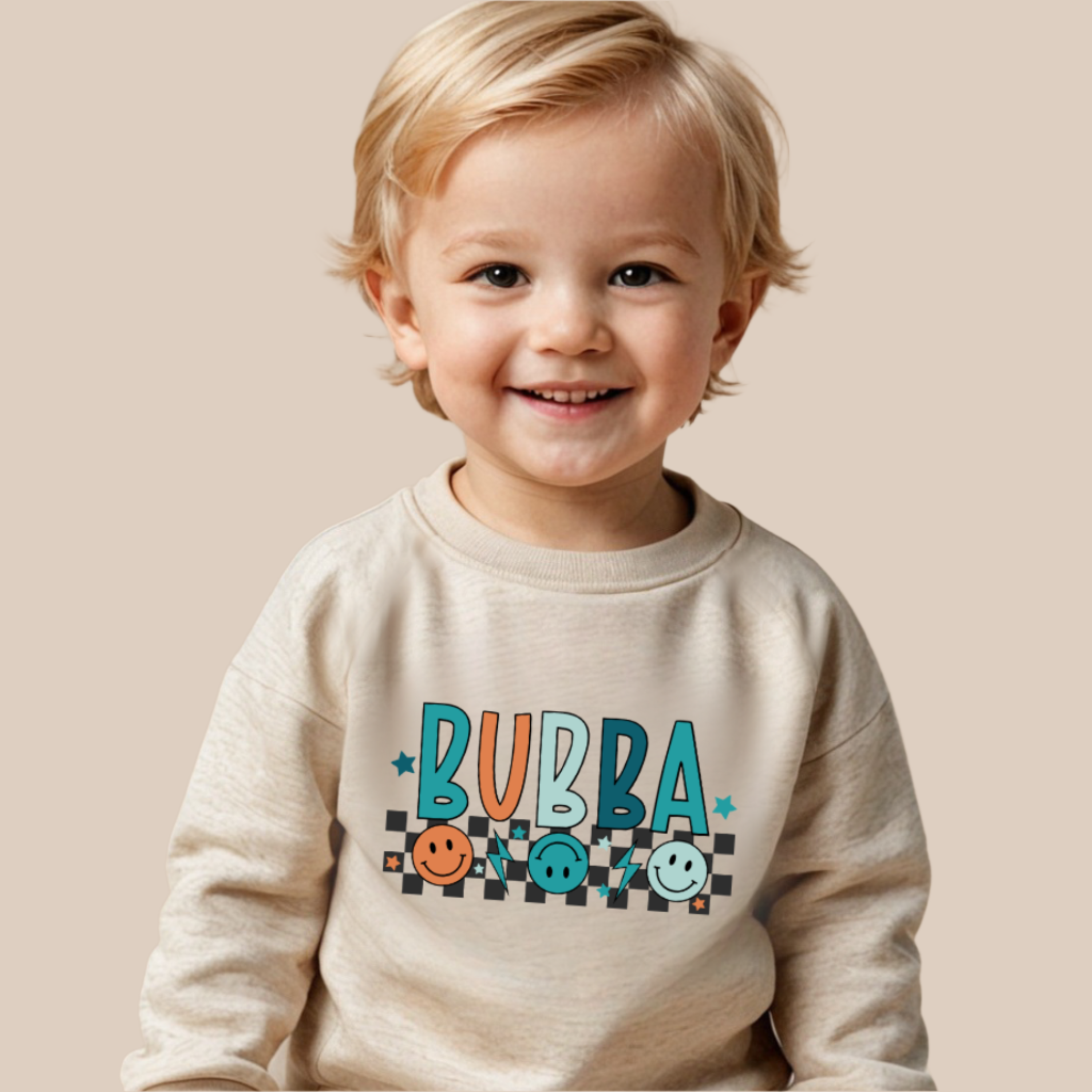 Happy bubba- Organic cotton infant and toddler sweatshirt - Summit and Nest