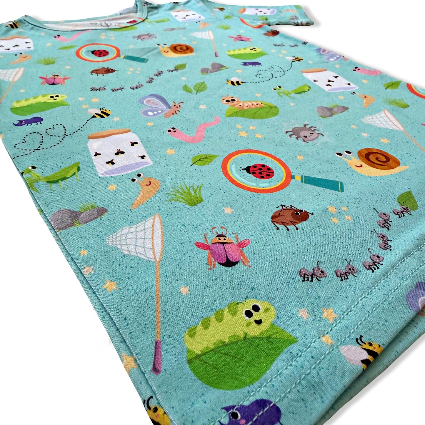 Children's bug print pajamas