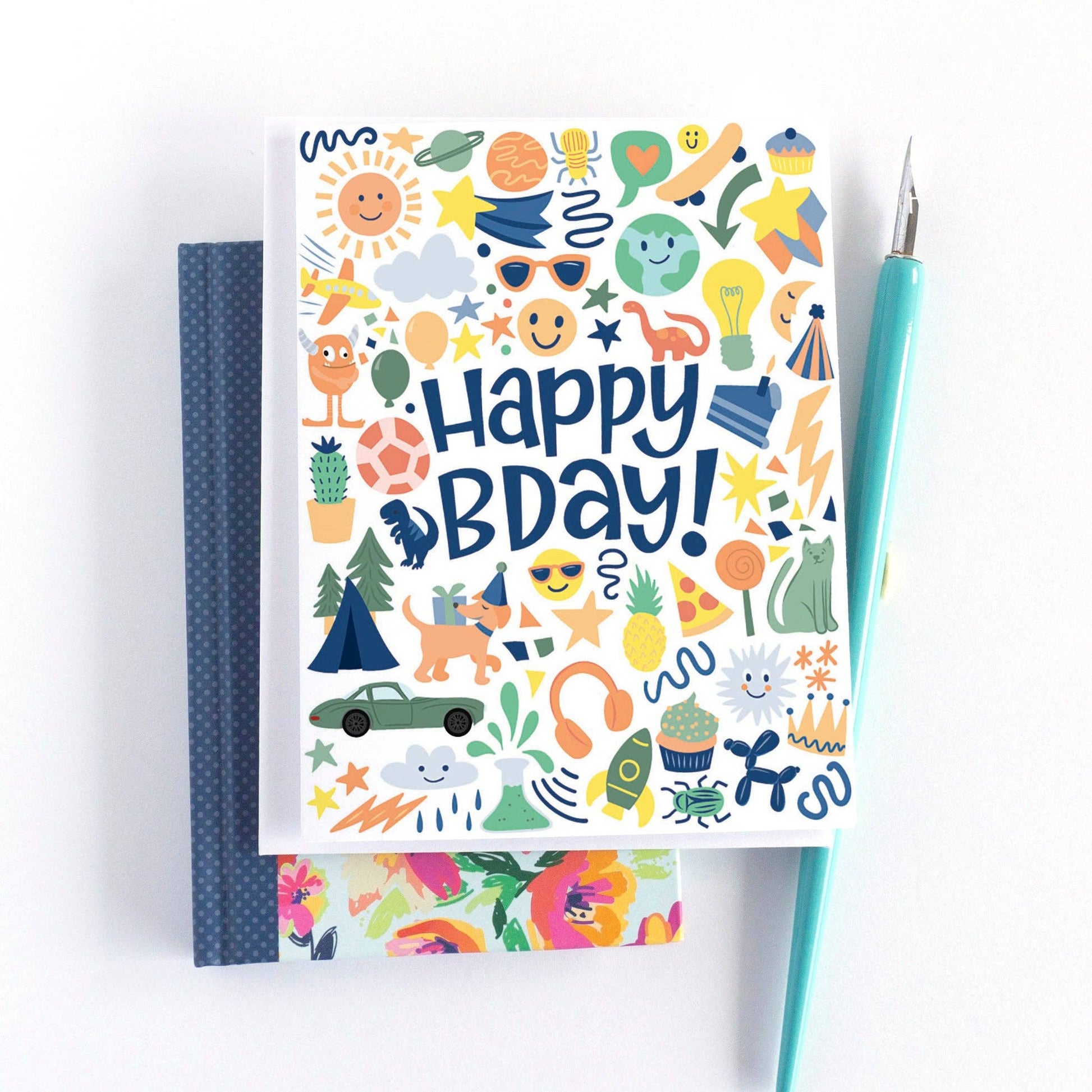Eye Spy Birthday Card for Kids - Summit and Nest