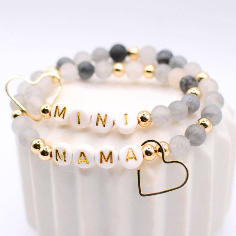 Mama and mini- Matching bracelet set - Summit and Nest