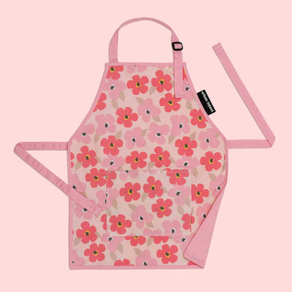 Little Helper Washable Apron-Poppies - Summit and Nest