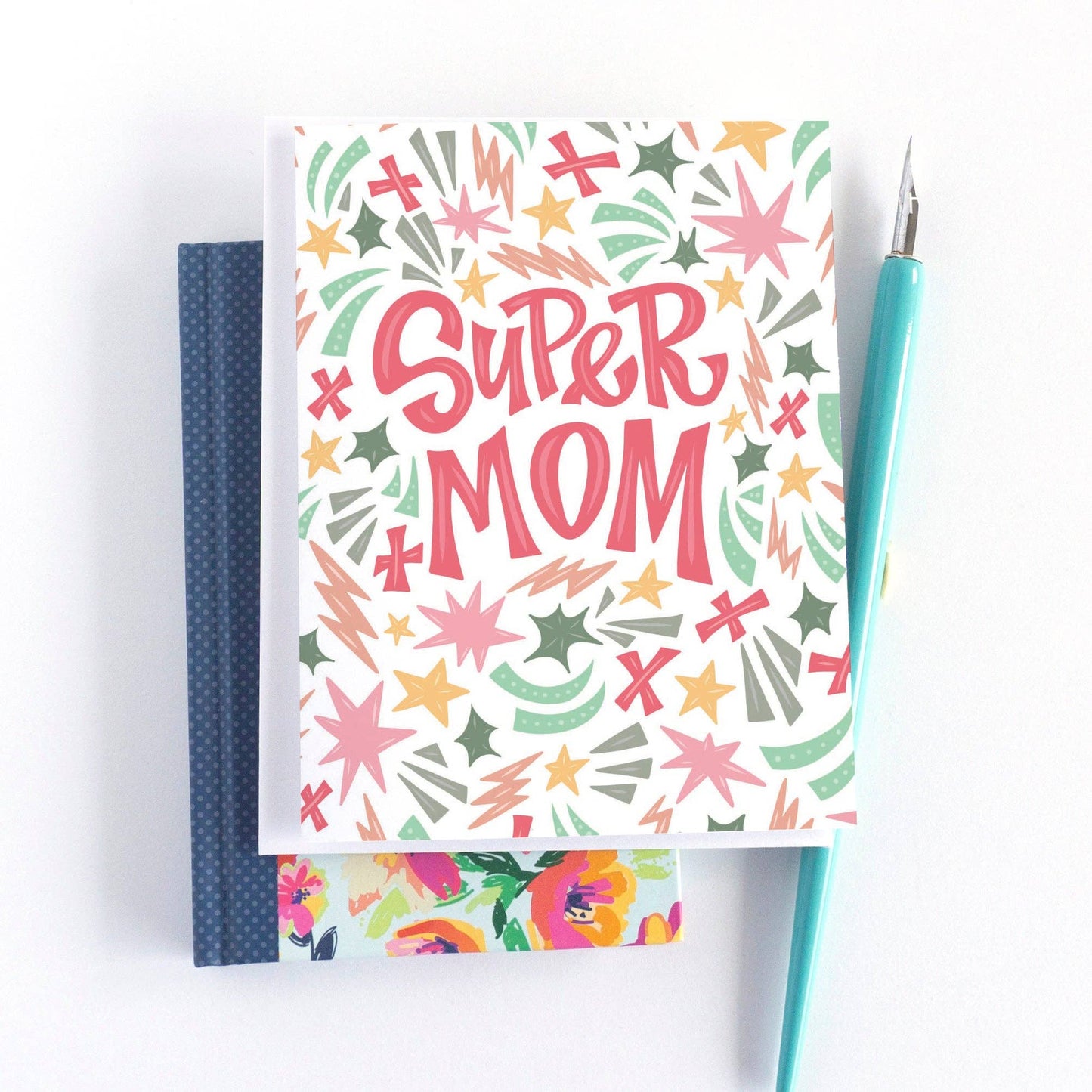 Super Mom Mother's Day Card - Summit and Nest