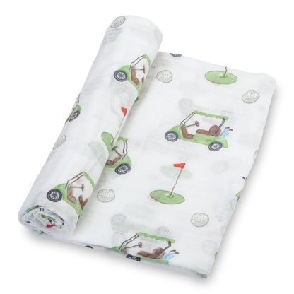 Golf A Round Swaddle Blanket - Summit and Nest