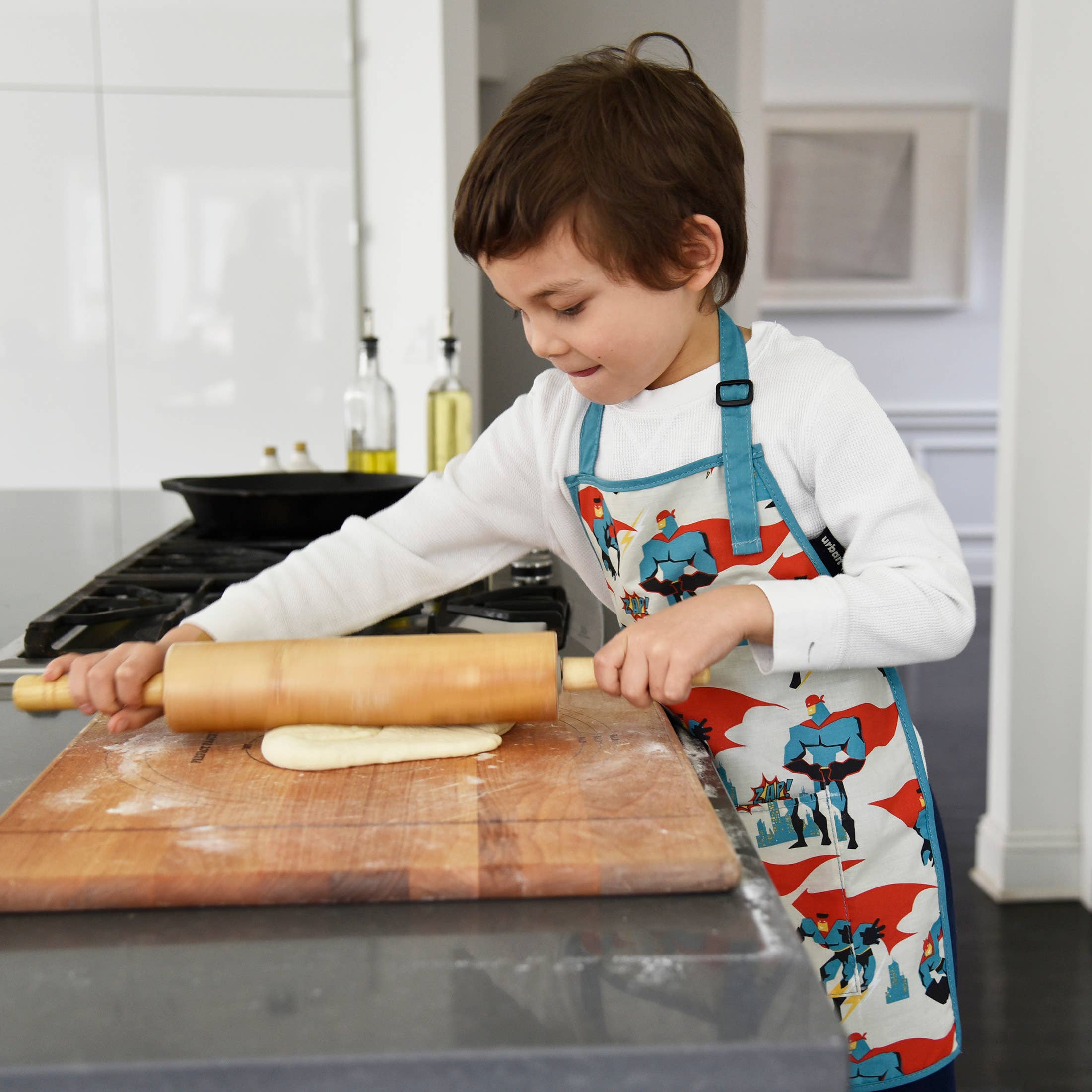 Little Helper Washable Apron- Superhero - Summit and Nest