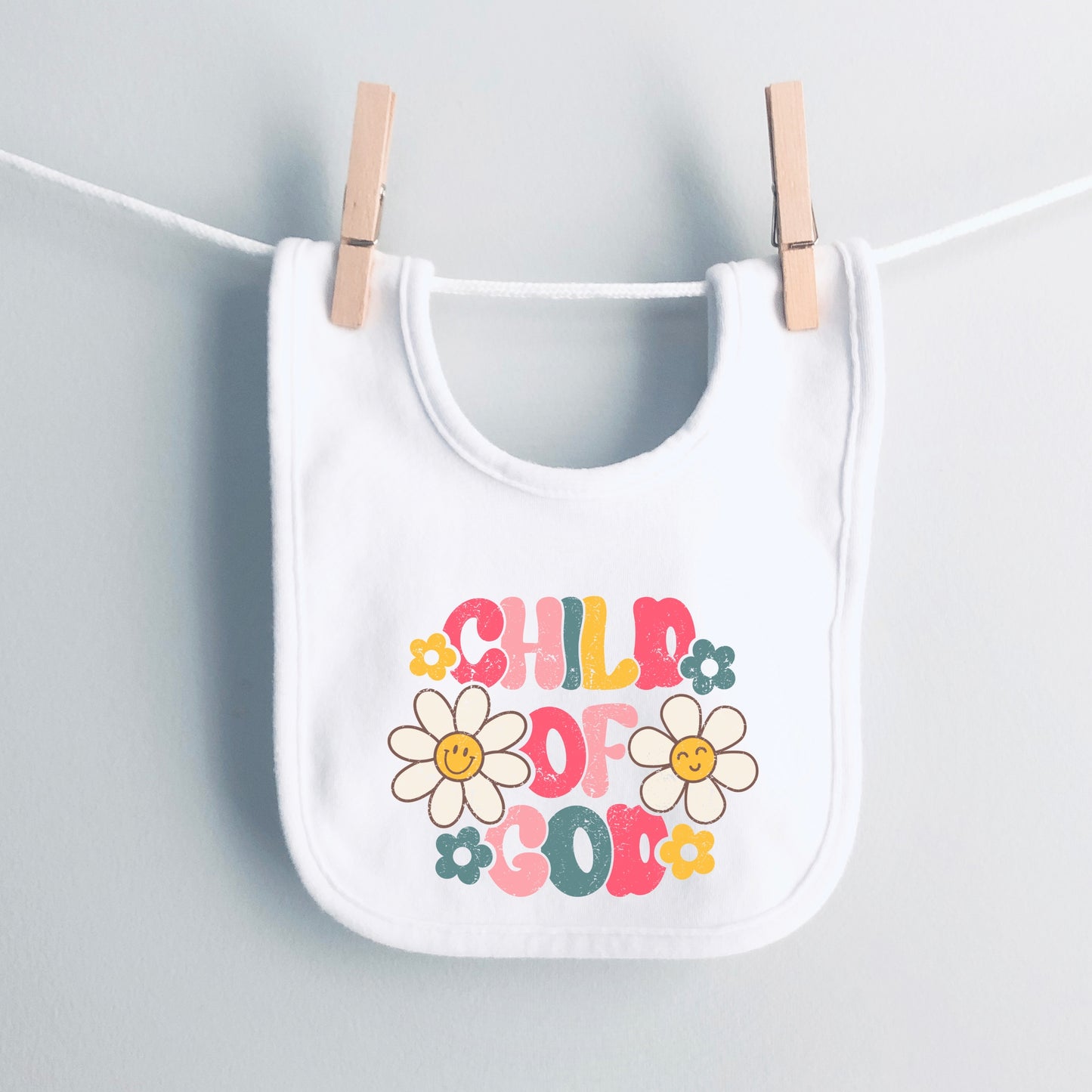 Child of God- Cotton infant bib