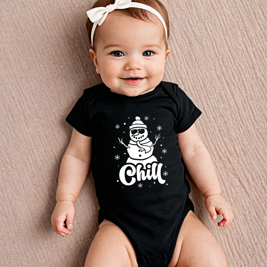 Chill snowman- Children's shirt and infant bodysuit - Summit and Nest