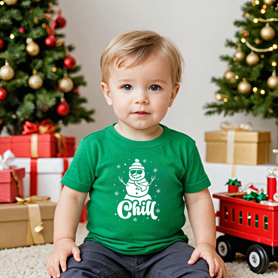 Chill snowman- Children's shirt and infant bodysuit - Summit and Nest