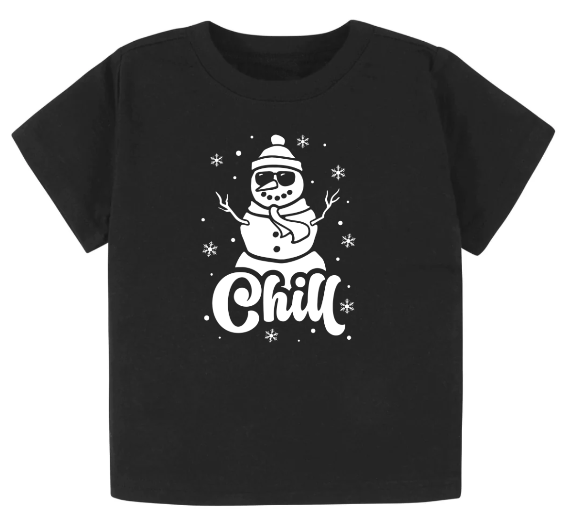 Chill snowman- Children's shirt and infant bodysuit - Summit and Nest