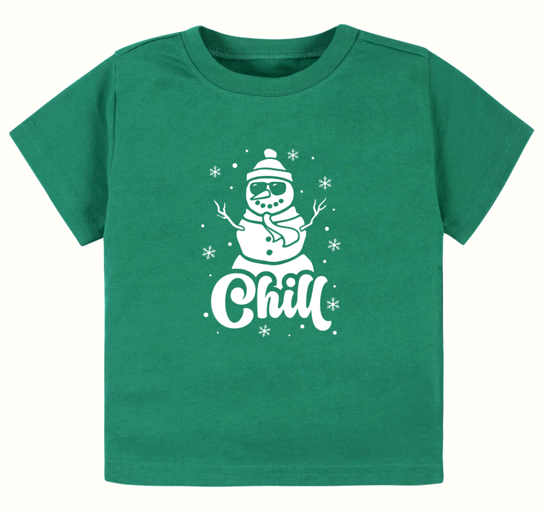 Chill snowman- Children's shirt and infant bodysuit - Summit and Nest