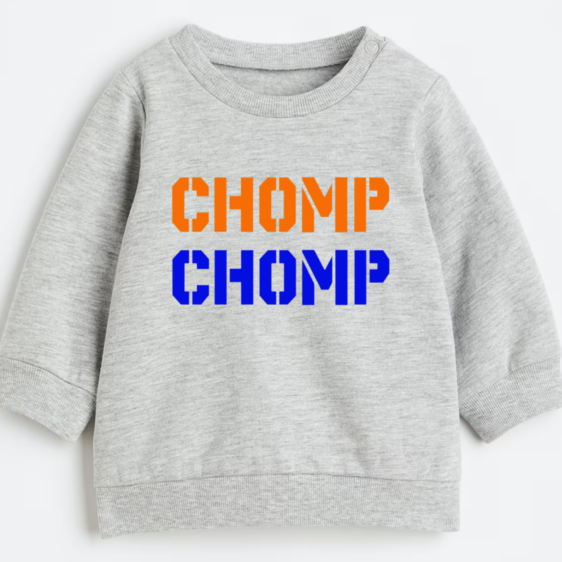 chomp chomp florida gators gray sweatshirt

