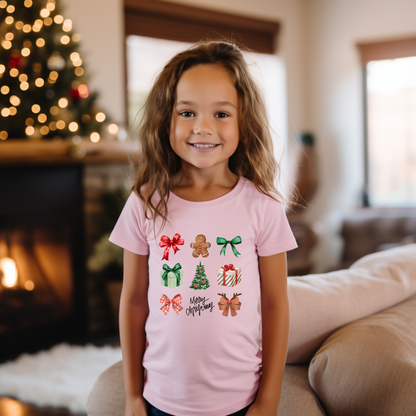 Christmas coquette- Children's shirt and infant bodysuit - Summit and Nest