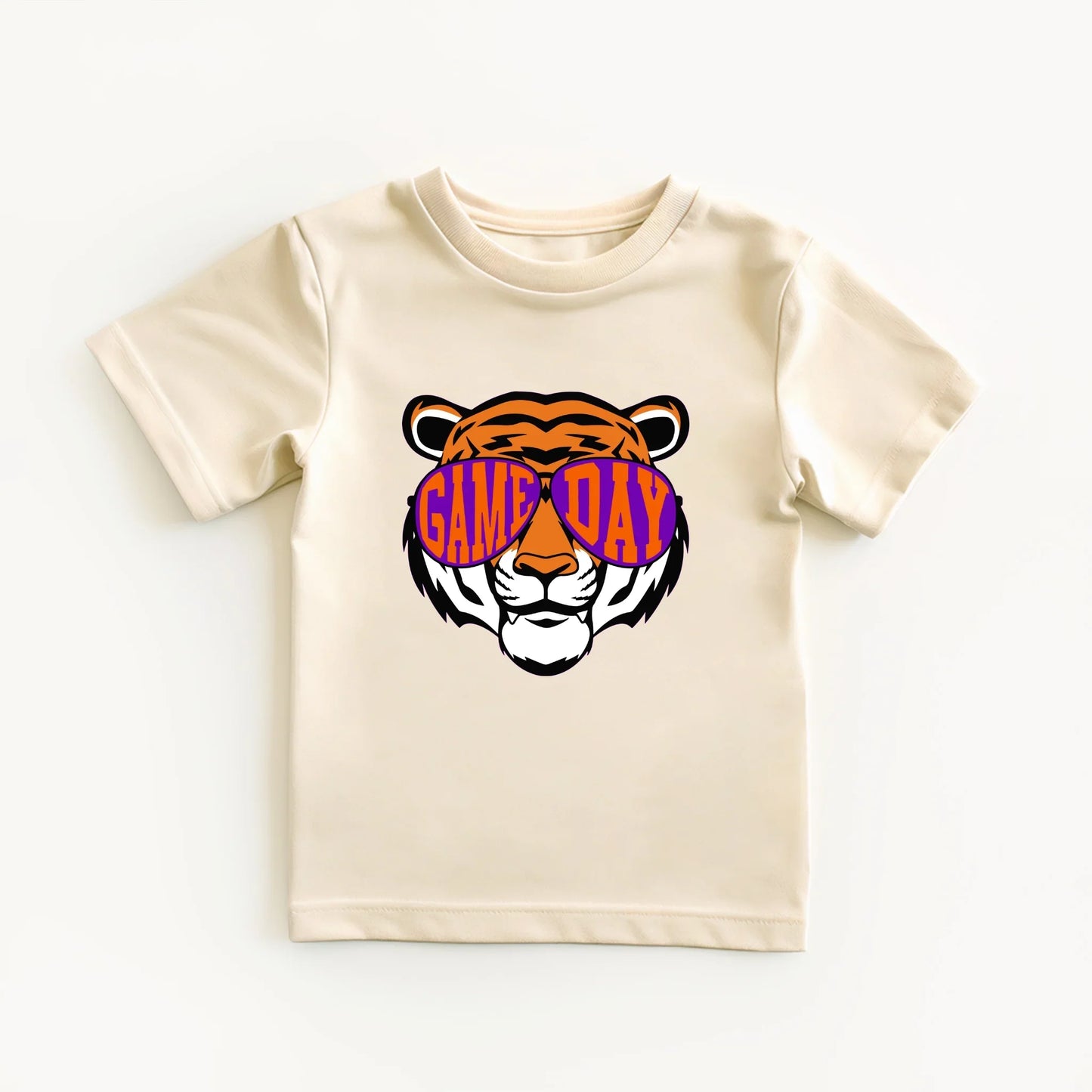 Game Day Tiger- Customized - Children's shirt and infant bodysuit - Summit and Nest