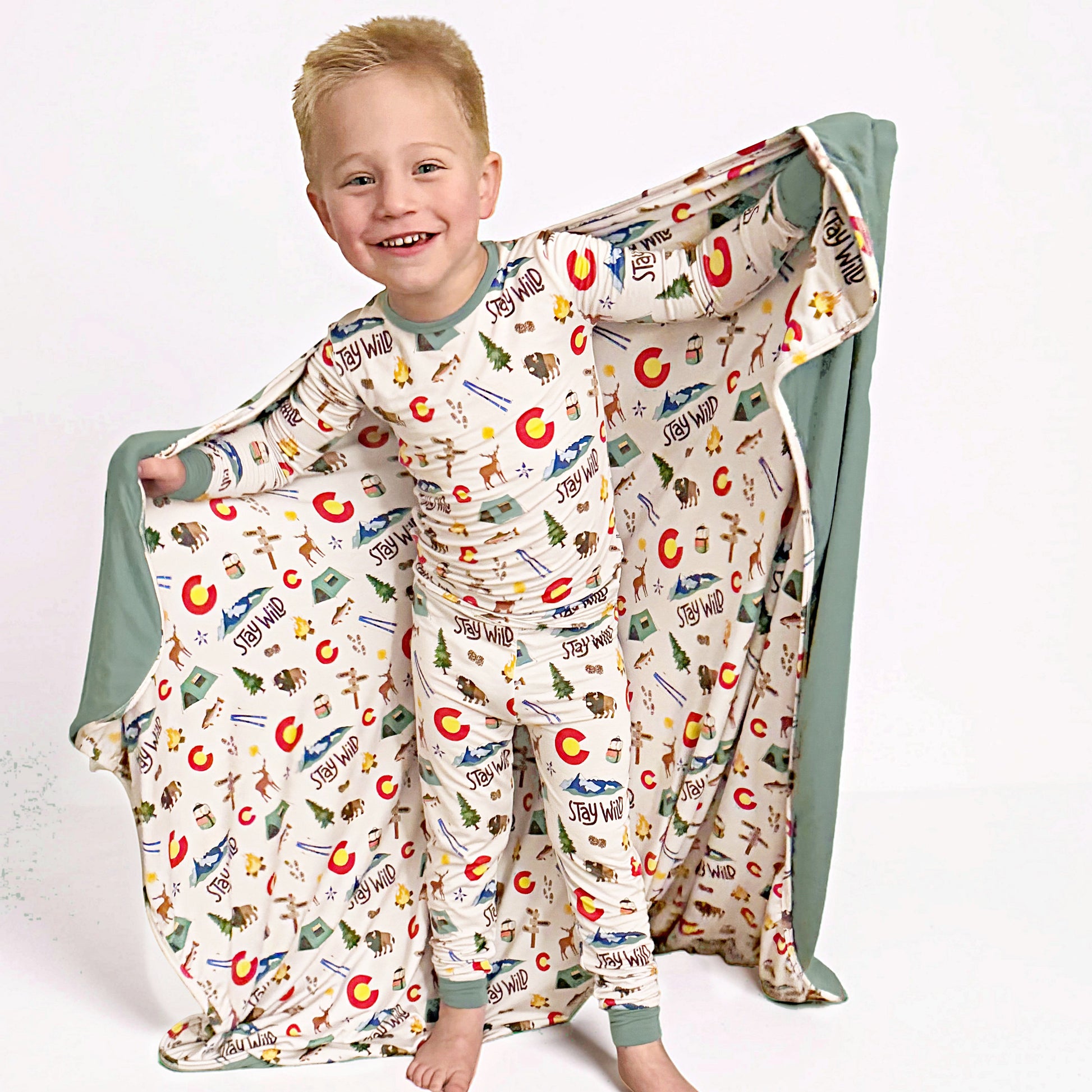 Wild Colorado- Bamboo blanket - Summit and Nest