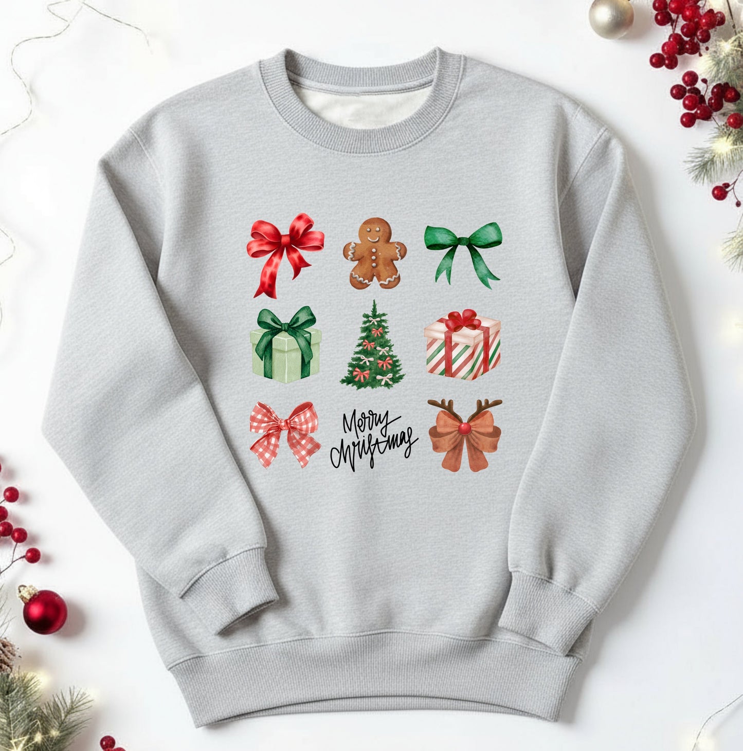 Christmas coquette- Children's sweatshirt - Summit and Nest