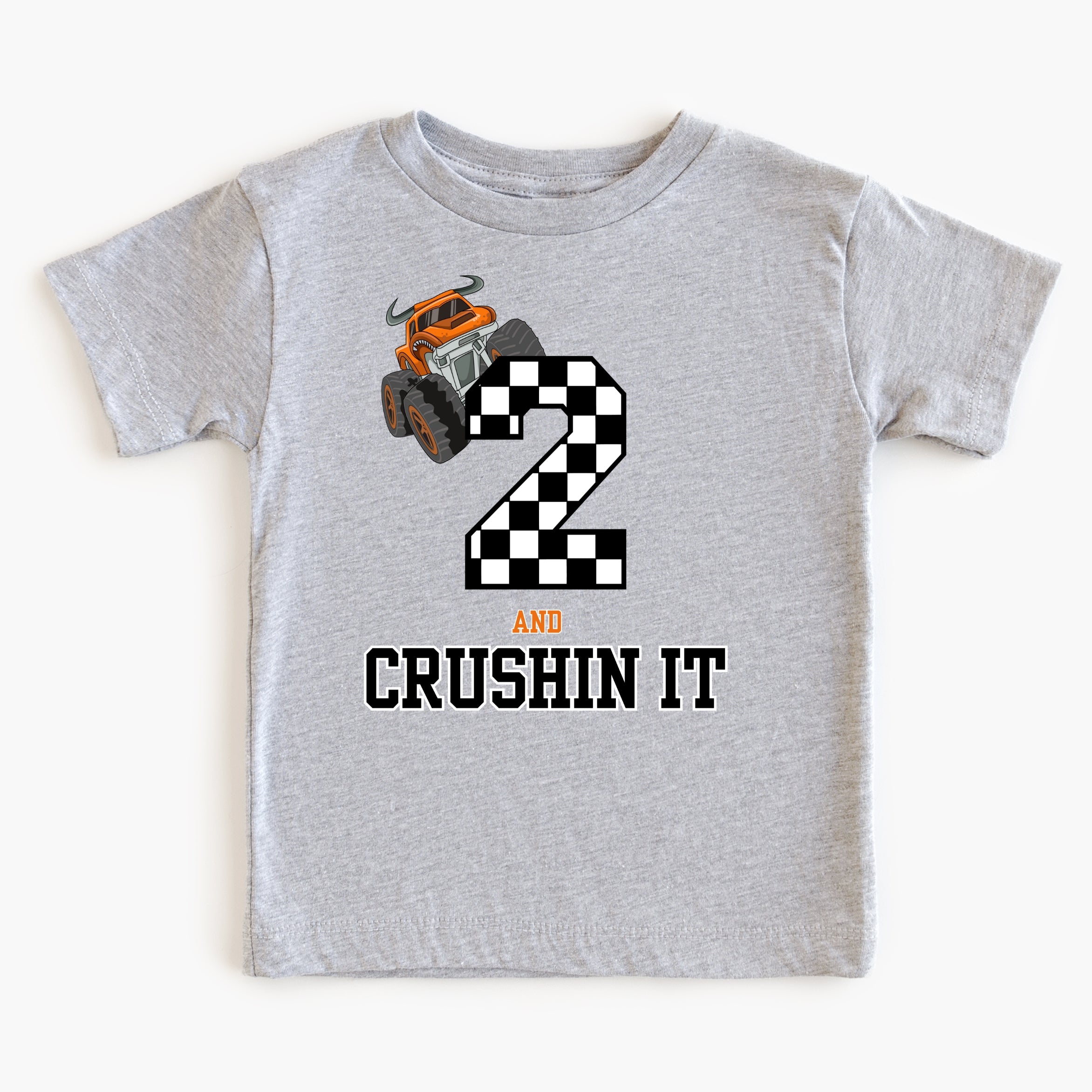 Crushin it- Customized- Monster truck children's tee shirt - Summit and Nest
