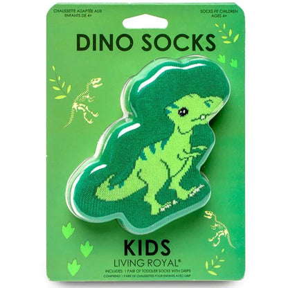 3D Packaged Kids Crew Socks- Dinosaur "Rawr" - Summit and Nest